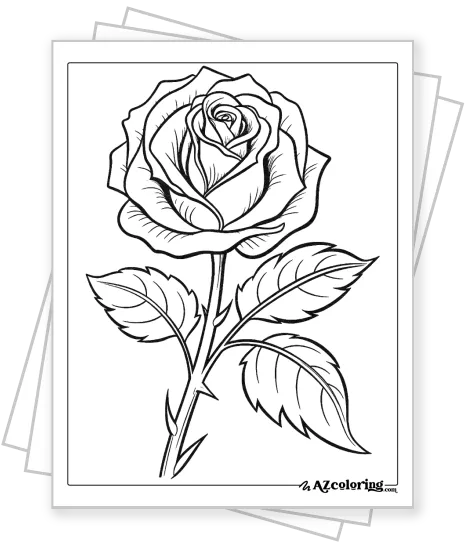 Flower Art Coloring Pages