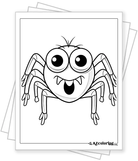 Spiders Coloring Page